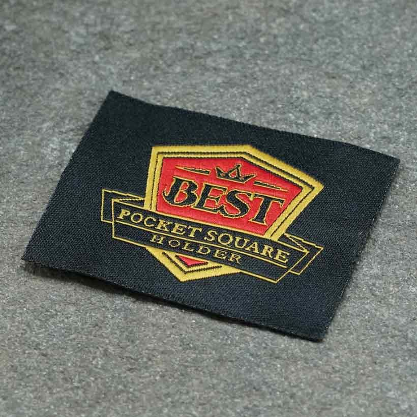 Red Polyester Woven Label for Clothing - China Woven Label and Garment  Label price