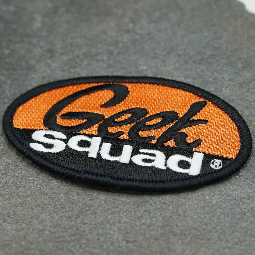 1.5 X 4 Personalized Oval Name Patch - Iron on or with VELCRO