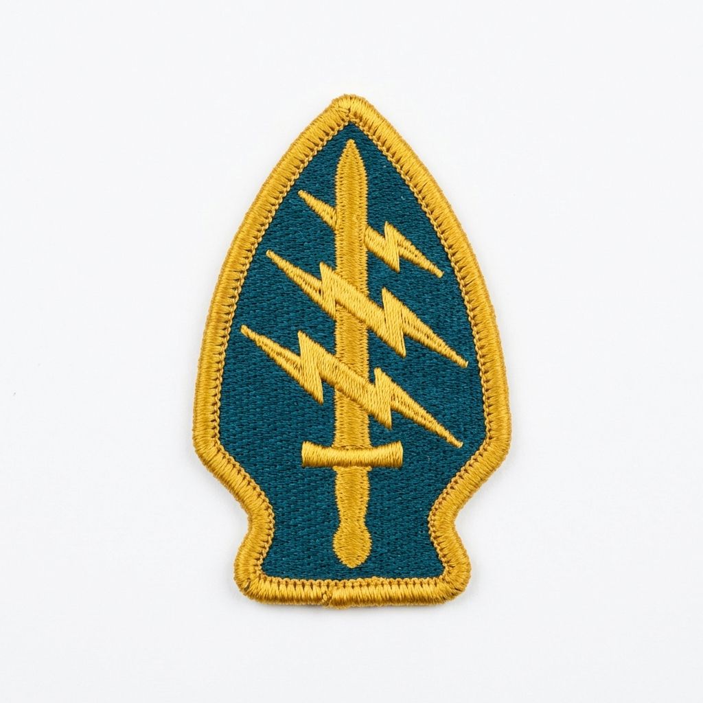 Military arrowhead patch