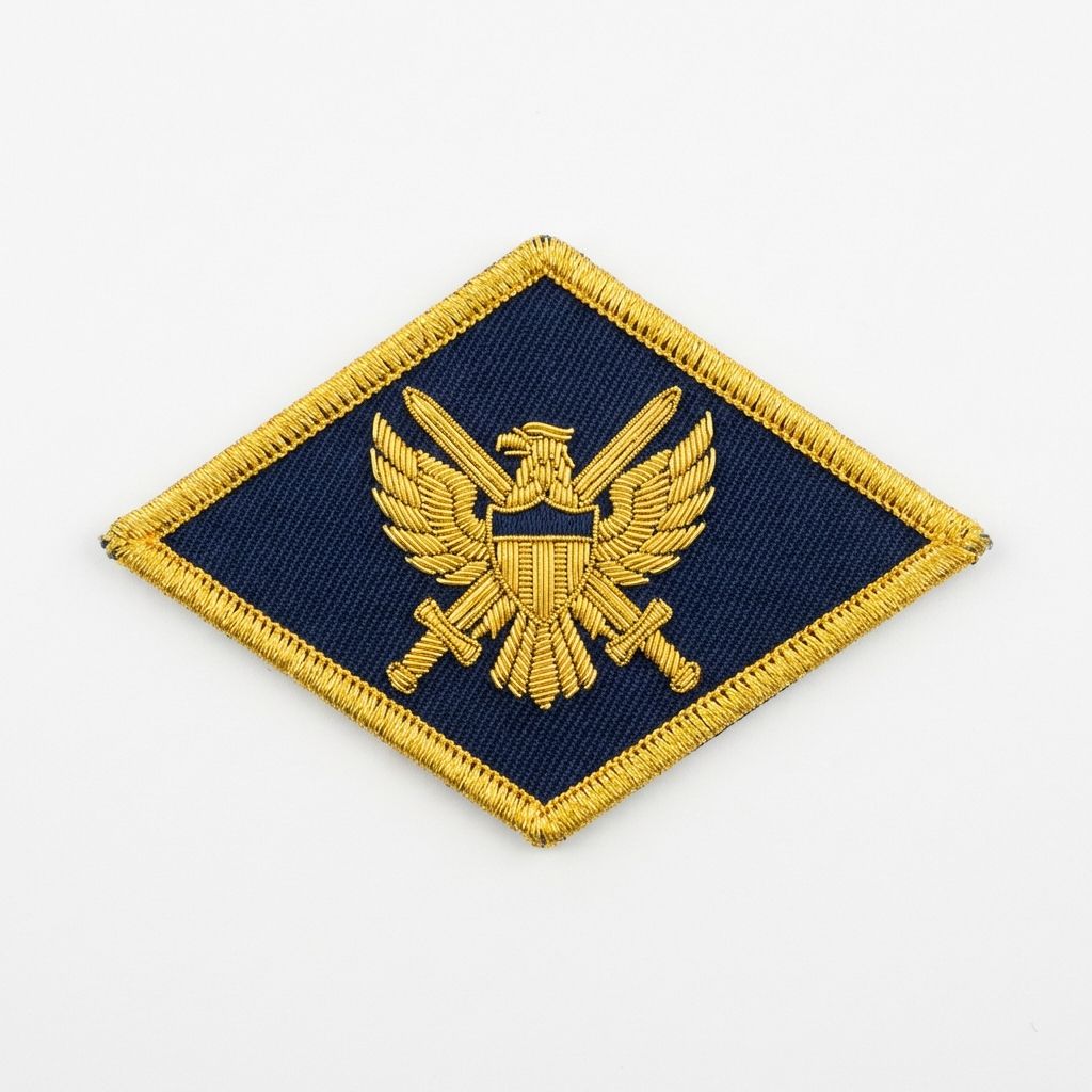 Military diamond lozenge patch