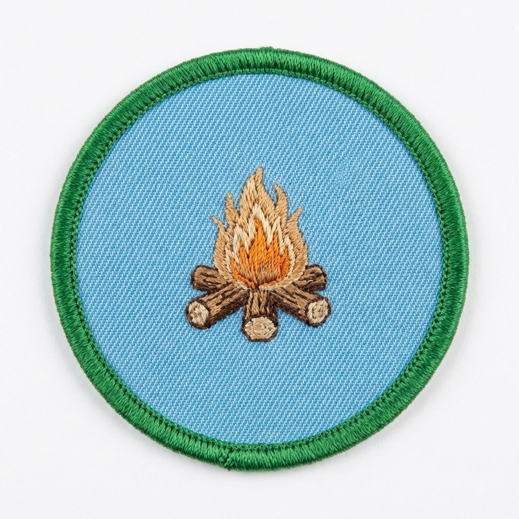 Merit badge circular scouting patch