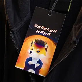 Luxury custom hang tags with special finishes
