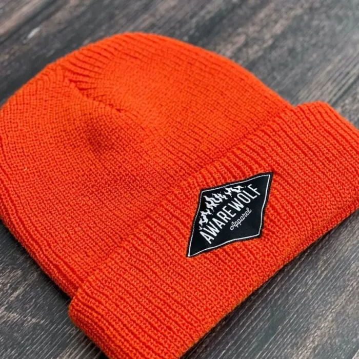 custom patch beanie